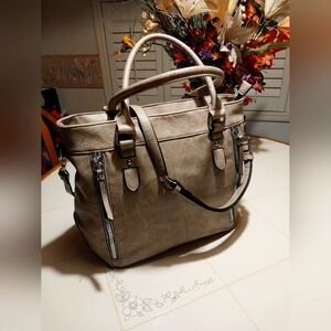 Urban Expressions Taupe Handbag